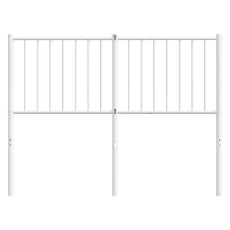 Tăblie de pat de schimb metalică, alb, 120 cm