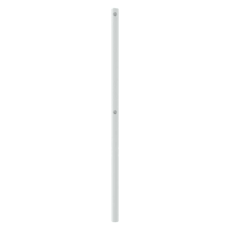Tăblie de pat de schimb metalică, alb, 120 cm