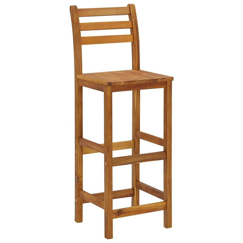 Set bar de grădină, 3 piese, lemn masiv de acacia