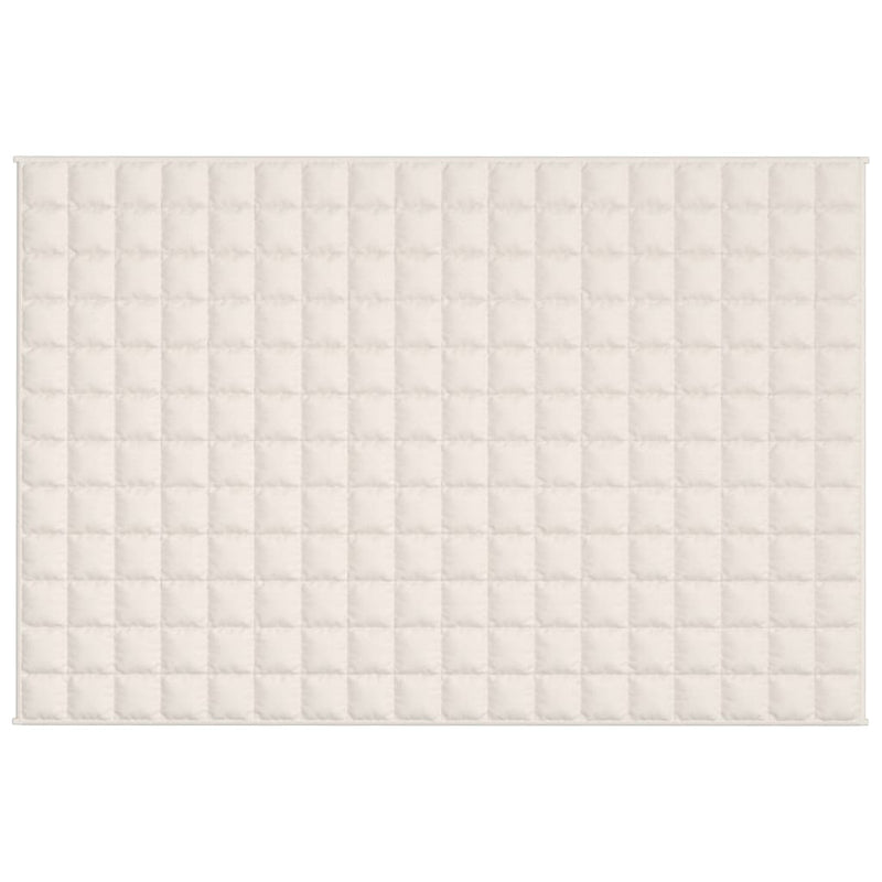 Pătură grea, crem deschis, 122x183 cm, 5 kg, textil