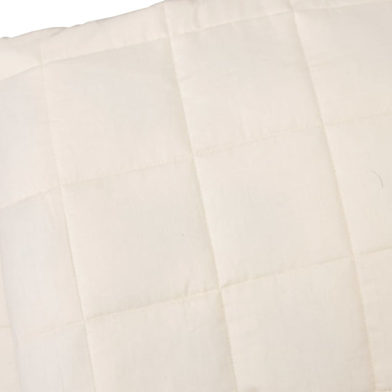 Pătură grea, crem deschis, 122x183 cm, 5 kg, textil