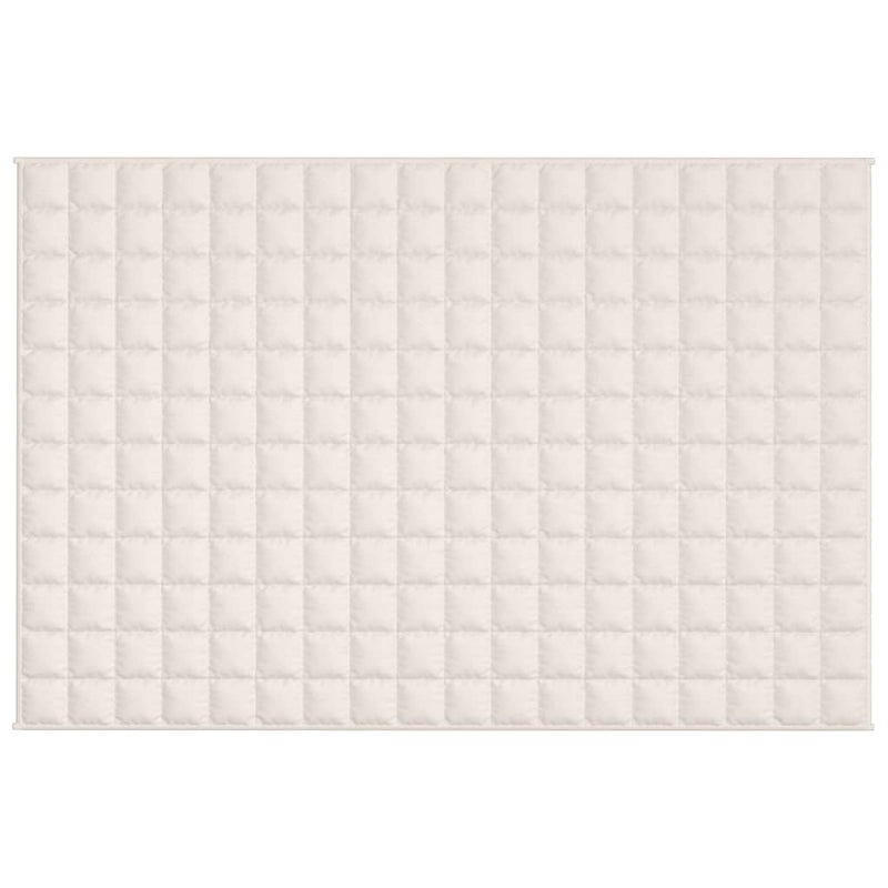 Pătură grea, crem deschis, 122x183 cm, 9 kg, material textil