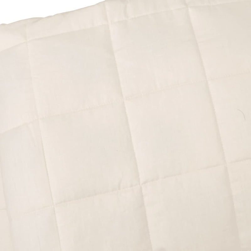Pătură grea, crem deschis, 220x240 cm, 11 kg, material textil