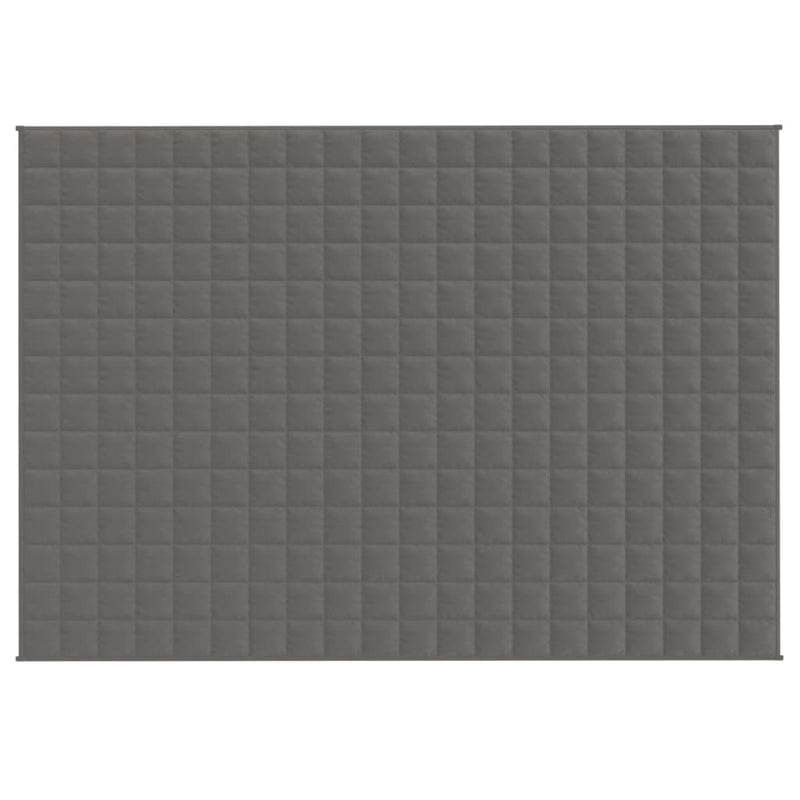 Pătură grea, gri, 135x200 cm, 10 kg, material textil