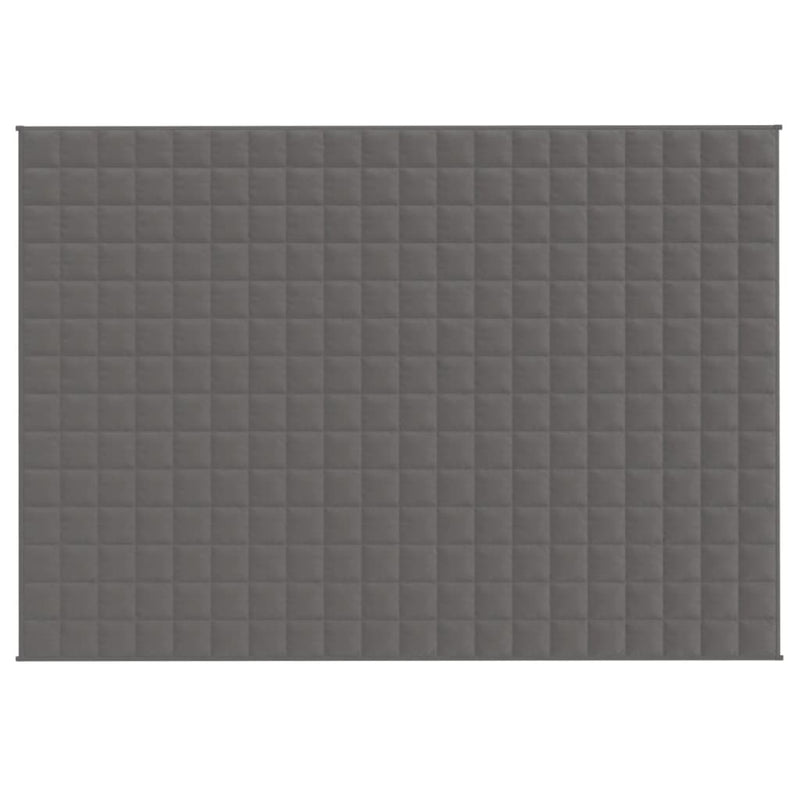 Pătură grea, gri, 140x200 cm, 10 kg, material textil