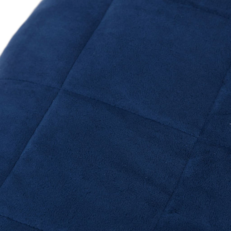 Pătură grea, albastru, 220x230 cm, 11 kg, material textil