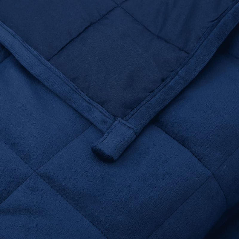 Pătură grea, albastru, 220x230 cm, 11 kg, material textil