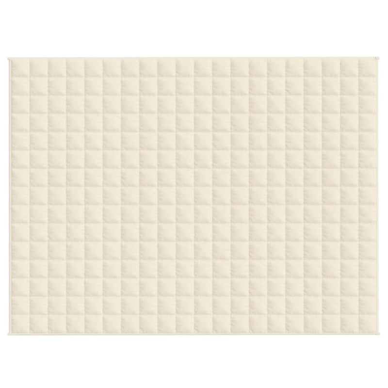 Pătură grea, crem deschis, 152x203 cm, 7 kg, material textil