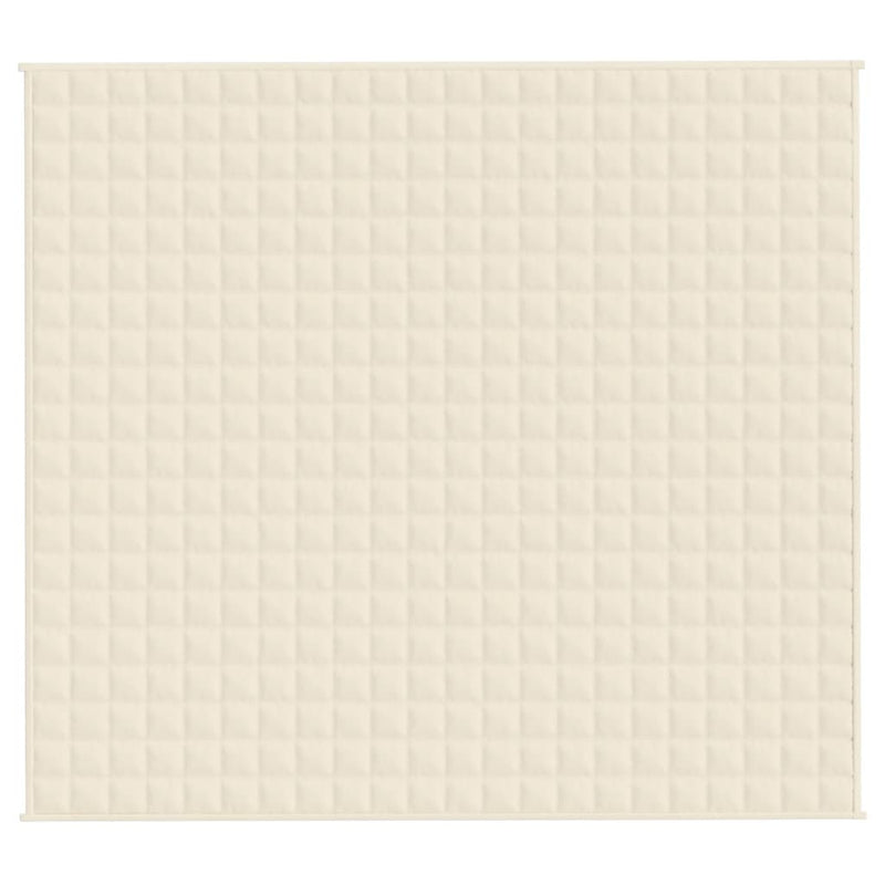 Pătură grea, crem deschis, 200x220 cm, 9 kg, material textil