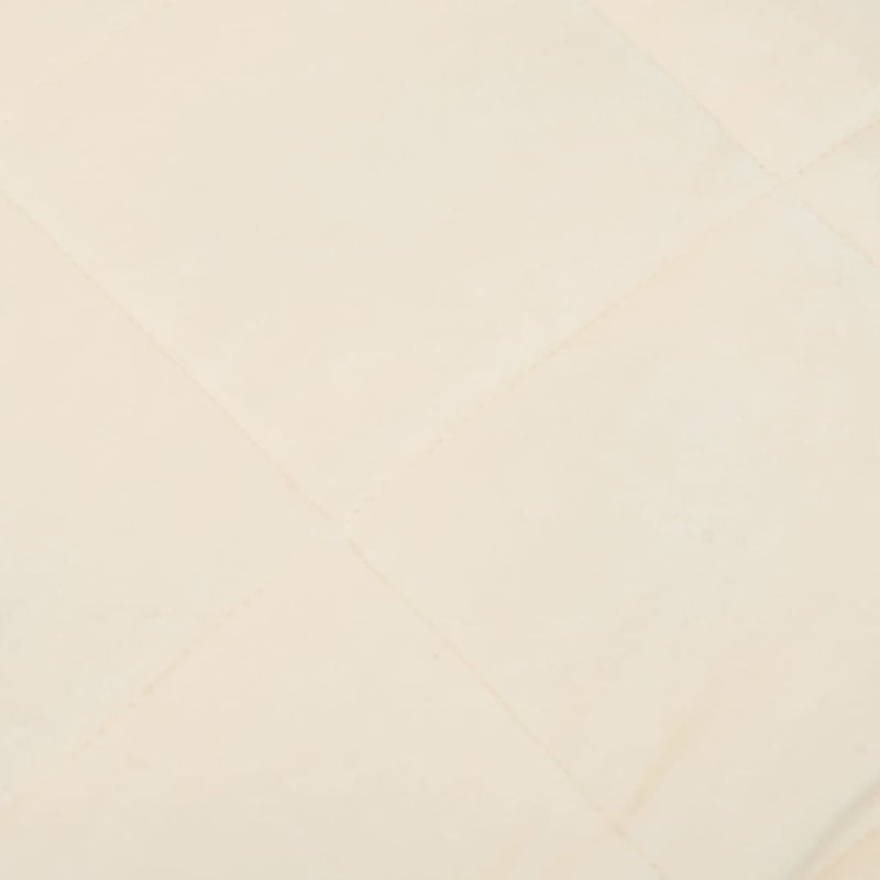 Pătură grea, crem deschis, 200x220 cm, 9 kg, material textil