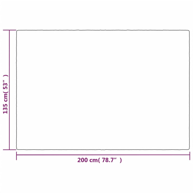 Pătură grea cu husă, gri, 135x200 cm, 10 kg, material textil