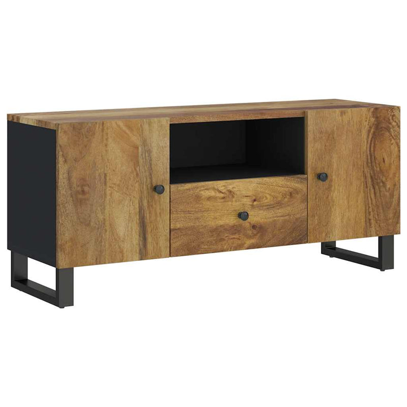 Dulap TV 105x33,5x46 cm, lemn masiv de mango și lemn prelucrat