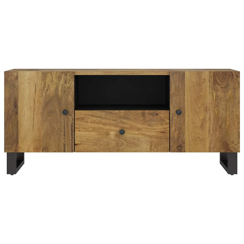 Dulap TV 105x33,5x46 cm, lemn masiv de mango și lemn prelucrat