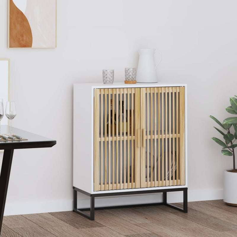 Dulap, alb, 60x30x75 cm, lemn prelucrat
