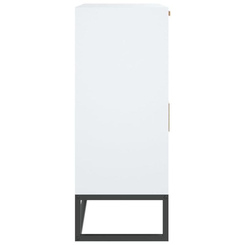Dulap, alb, 60x30x75 cm, lemn prelucrat