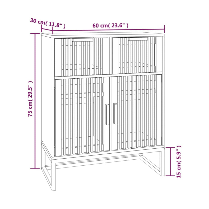 Dulap, 60x30x75 cm, lemn prelucrat
