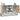 Dulap, alb, 105x30x65 cm, lemn prelucrat