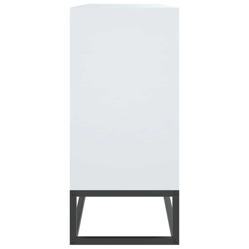 Dulap, alb, 105x30x65 cm, lemn prelucrat