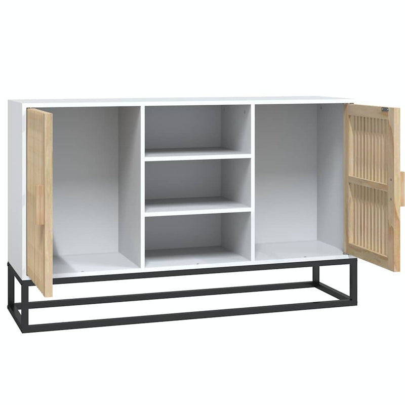 Dulap, alb, 105x30x65 cm, lemn prelucrat