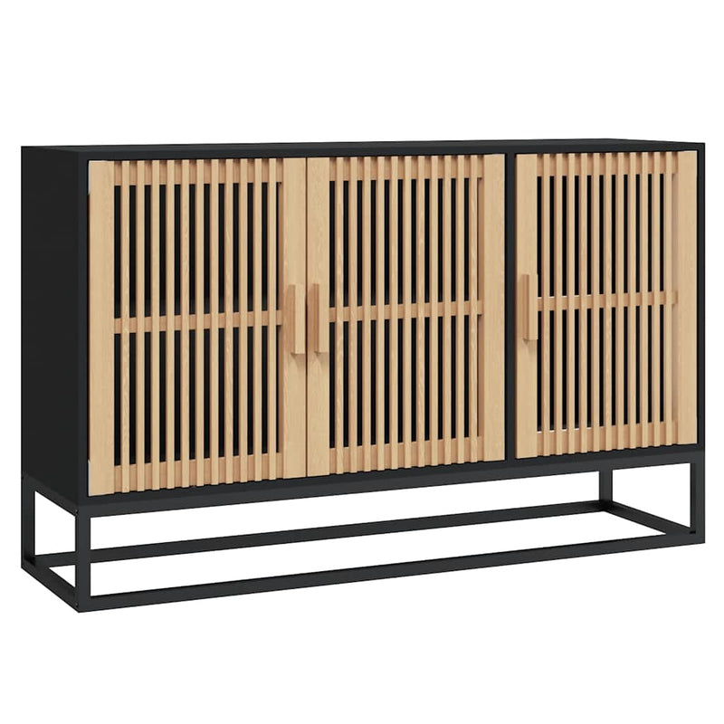 Dulap, negru, 105x30x65 cm, lemn prelucrat