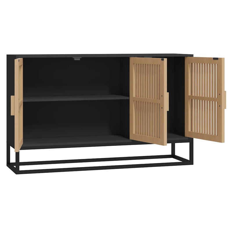 Dulap, negru, 105x30x65 cm, lemn prelucrat