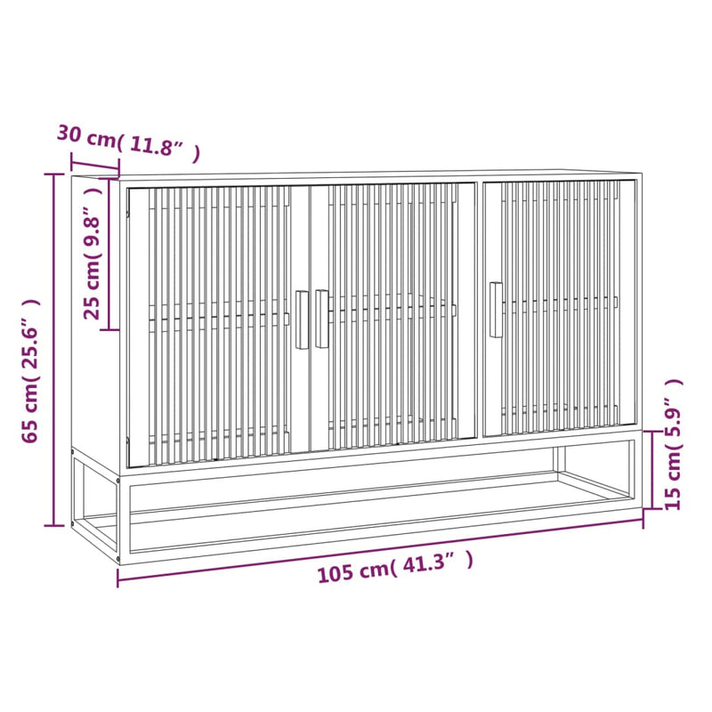 Dulap, 105x30x65 cm, lemn prelucrat