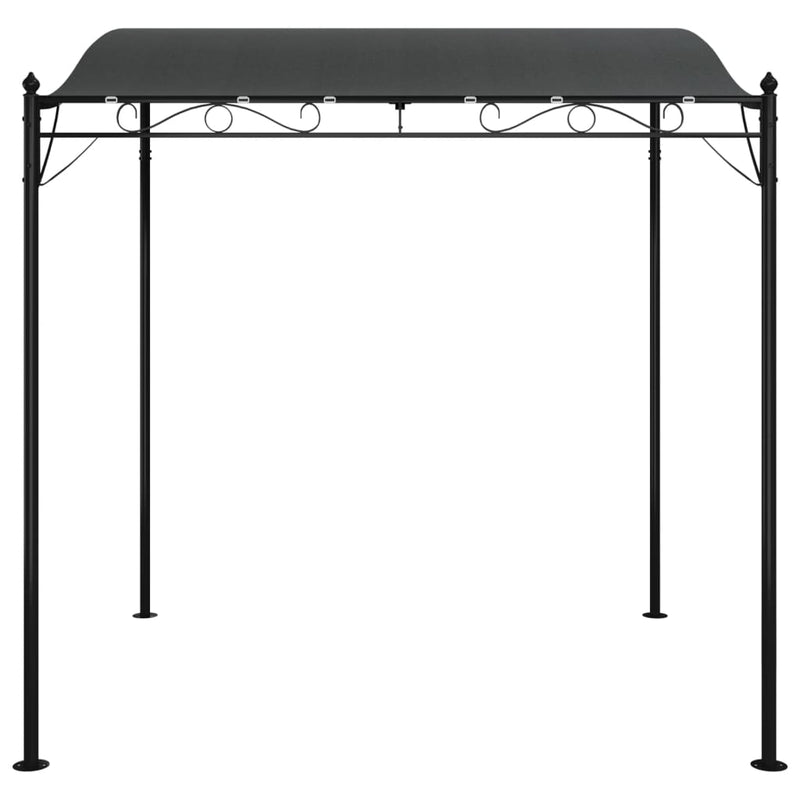 Copertină, antracit, 2x2,3 m, 180 g/m², material textil și oțel