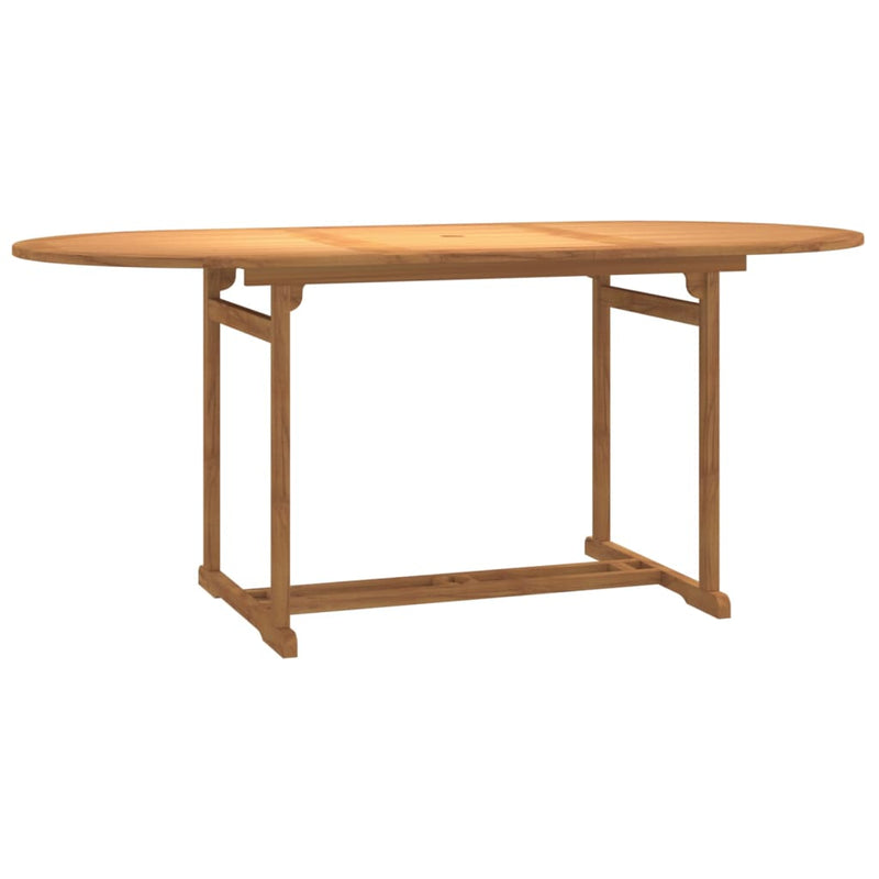 Set mobilier de grădină, 7 piese, lemn masiv de tec