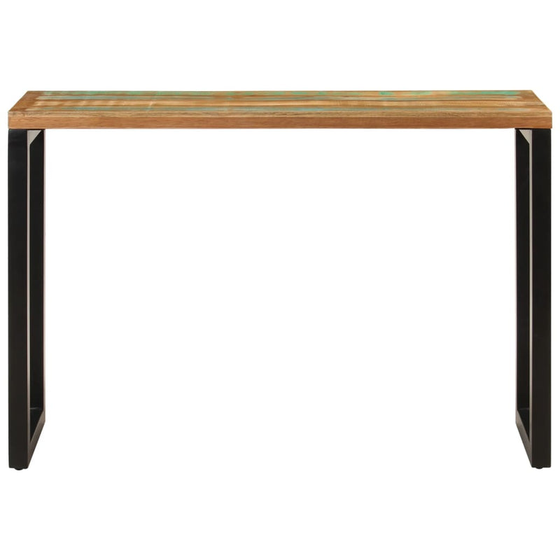 Masă consolă, 110x35x75 cm, lemn masiv de reciclat