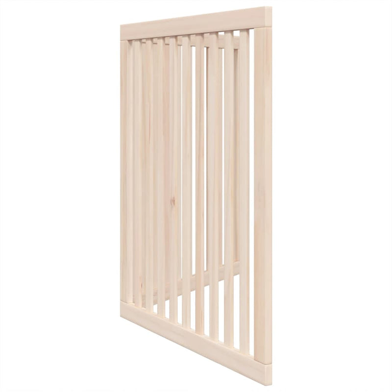 Poartă pentru câini pliabilă, 2 panouri, 160 cm, lemn de plop