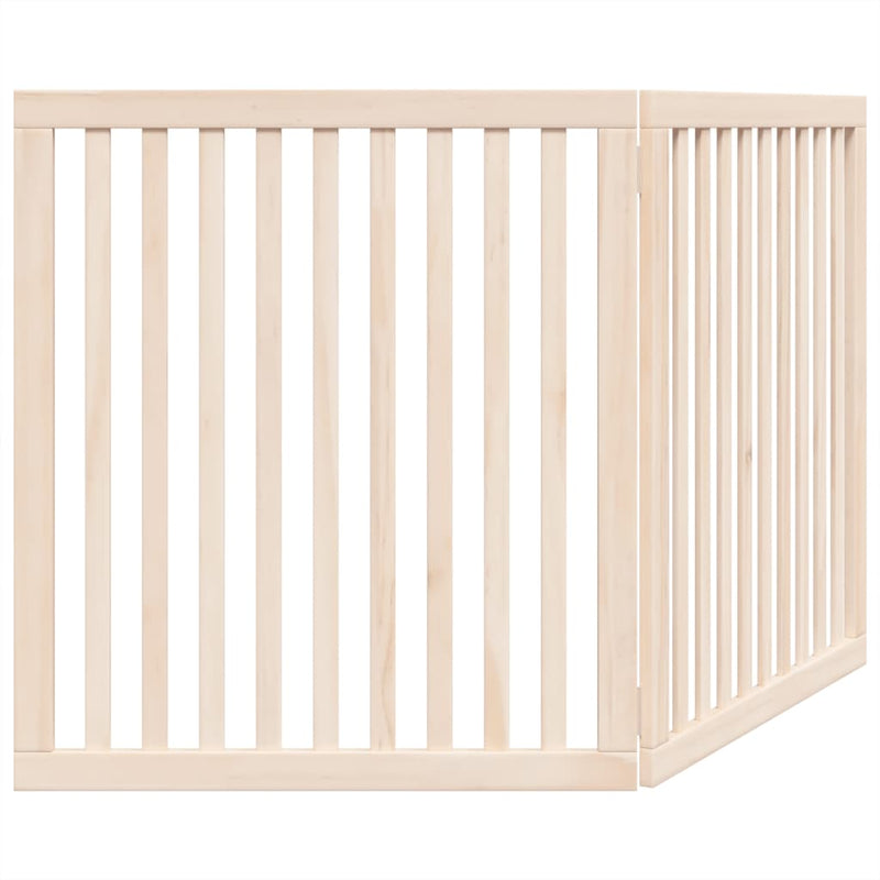 Poartă pentru câini pliabilă, 2 panouri, 160 cm, lemn de plop