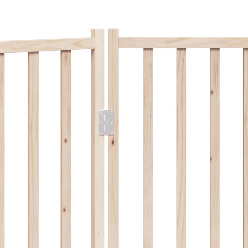 Poartă pentru câini pliabilă, 2 panouri, 160 cm, lemn de brad