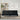 Canapea extensibilă, negru, material textil