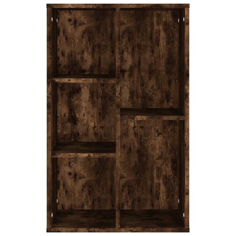 Bibliotecă/servantă, stejar afumat, 50x25x80 cm, lemn prelucrat