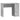 Birou, gri beton, 100x55x75 cm, lemn prelucrat