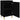 Noptiere, 2 buc, negru, 40x35x70 cm, lemn prelucrat