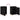 Noptiere, 2 buc, negru, 40x35x70 cm, lemn prelucrat