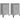 Noptiere, 2 buc., gri beton, 40x35x70 cm, lemn prelucrat