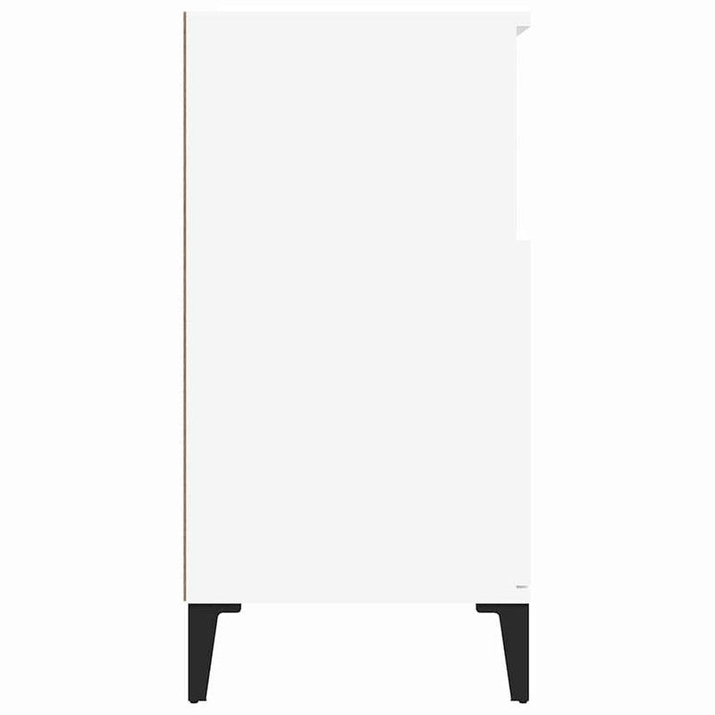 Dulap, alb, 60x35x70 cm, lemn prelucrat