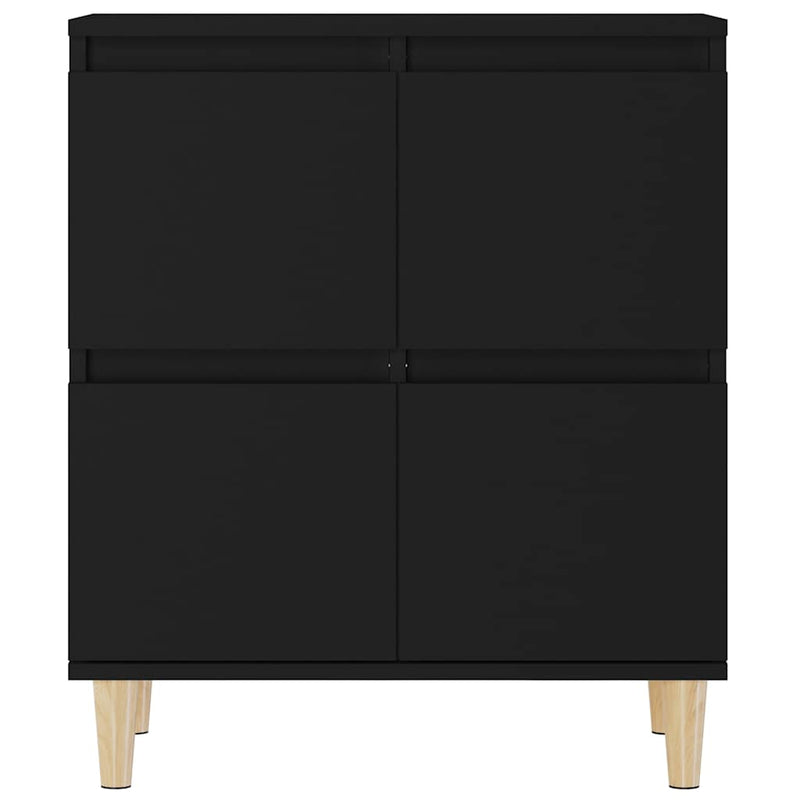 Servantă, negru, 60x35x70 cm, lemn prelucrat