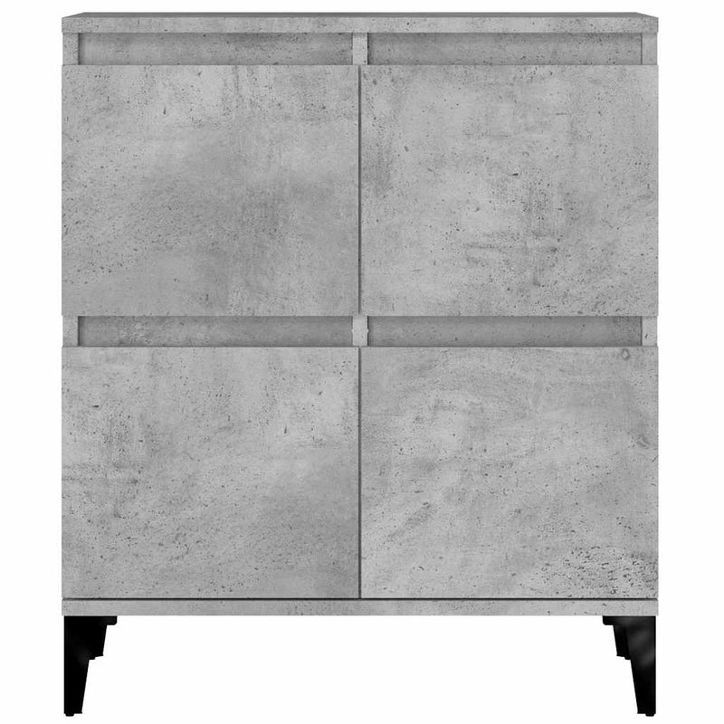 Servantă, gri beton, 60x35x70 cm, lemn prelucrat