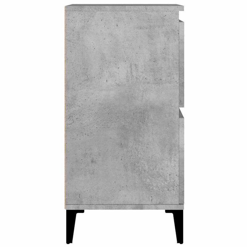 Servantă, gri beton, 60x35x70 cm, lemn prelucrat