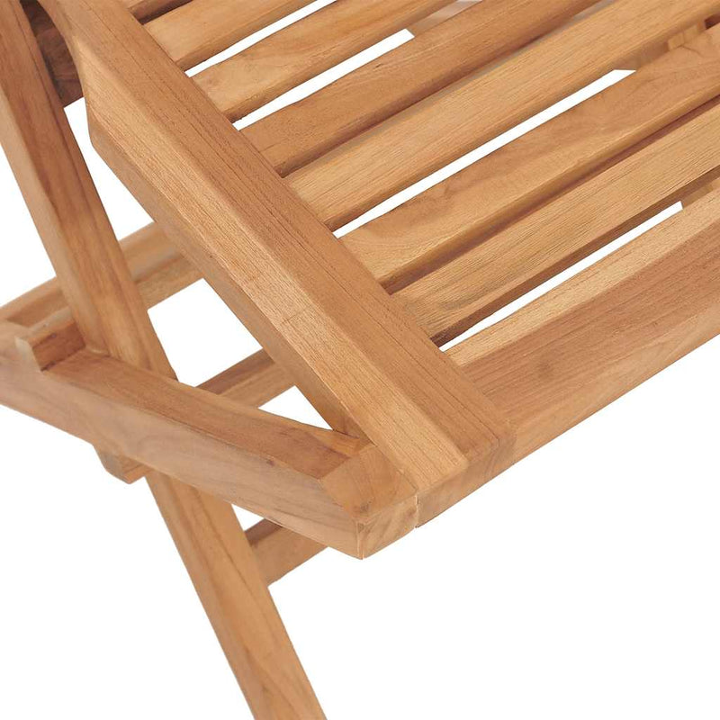Scaune pliante 2 buc 47x63x90 cm lemn masiv de tec