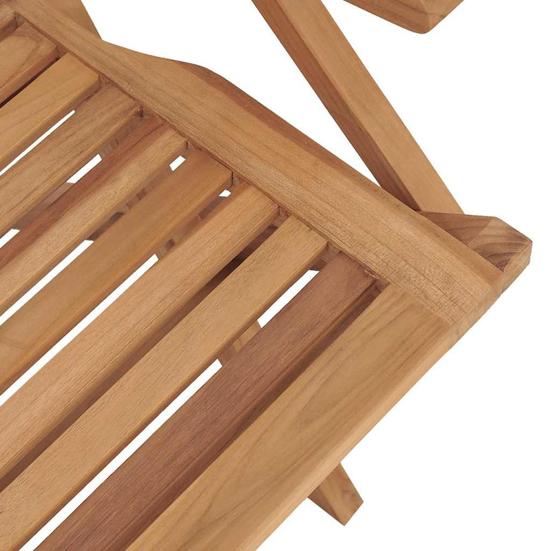 Scaune pliante 2 buc 56x63x90 cm lemn masiv de tec