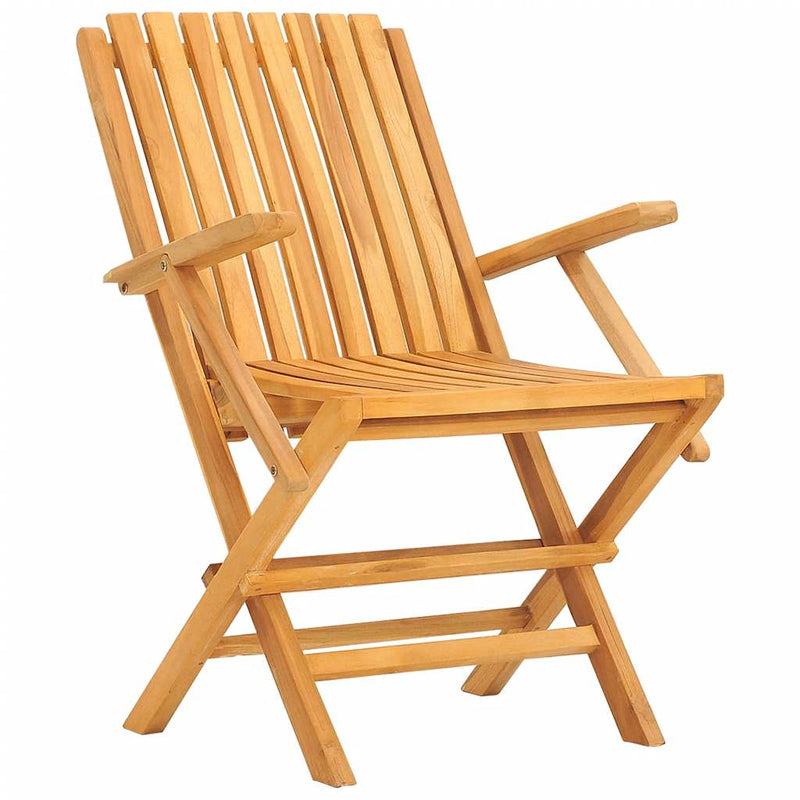 Scaune pliante 2 buc 61x67x90 cm lemn masiv de tec