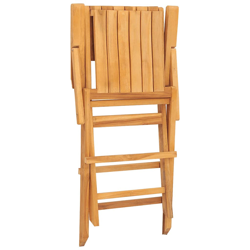 Scaune pliante 2 buc 55x61x90 cm lemn masiv de tec