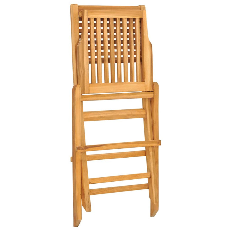 Scaune pliante 2 buc 47x62x90 cm lemn masiv de tec