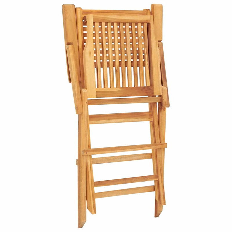 Scaune pliante 2 buc 55x62x90 cm lemn masiv de tec