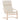 Scaun de relaxare, crem, material textil