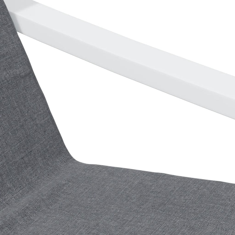 Scaun de relaxare, gri închis, material textil